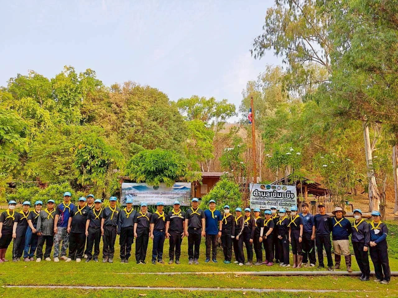 กิจกรรมจิตอาสา สร้างฝายชะลอน้ำ ณ ลำห้วยแม่แวน บ้านบวก หมู่ที่ 3