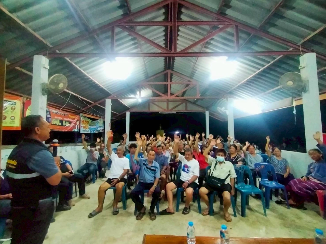 ลงพื้นที่ประชาคมหมู่บ้าน หมู่ที่ 4 บ้านห้วยหญ้าไซ เพื่อรับทราบปัญหา/ความต้องการของประชาชน